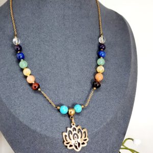 Collier en pierres naturelles 7 chakras