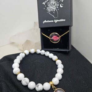 Bracelet Fleur pecher