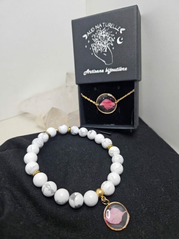 Bracelet Fleur pecher